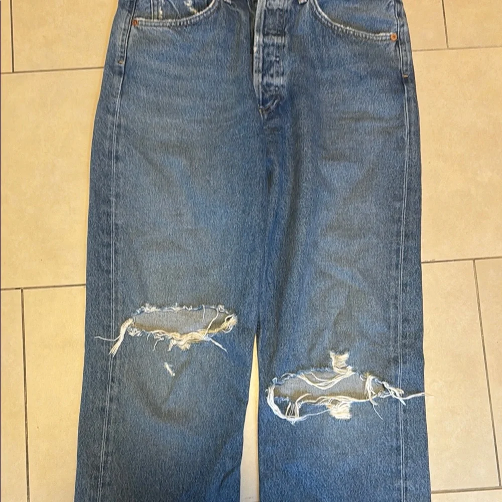 Citizens of Humanity Eva High Rise Distressed Blue Jeans size 27 - Picture 10 of 12